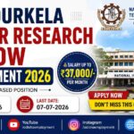 NIT Rourkela Junior Research Fellow Recruitment 2026