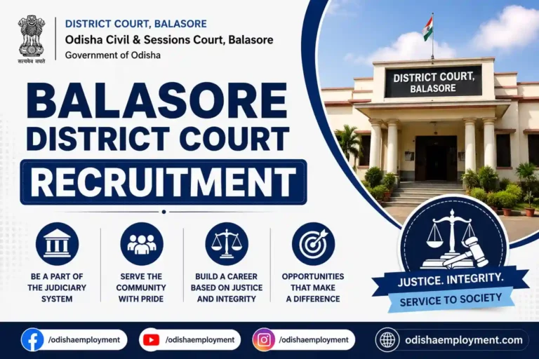 Balasore District Court Recruitment 2026 Notification Out for 48 Clerk, Typist & Stenographer Posts
