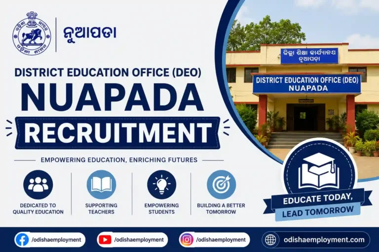 DEO Nuapada Legal Retainer Recruitment 2026 | Apply Offline