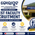 GVHSS Kotpad Guest Faculty Recruitment 2026: Apply Now, Age, Salary, Vacancy, Eligibility, Dates in Odisha