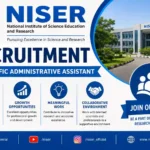 Niser Bhubaneswar recruitment Scientific Administrative Assistant 2026: Apply Now, Age, Salary, Vacancy, Eligibility, Dates in Odisha