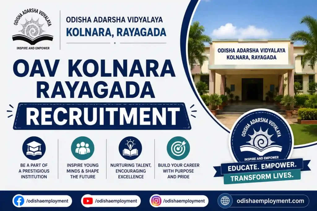OAV Kolnara Rayagada Recruitment