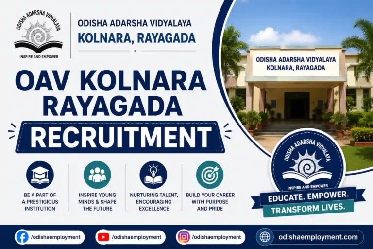 OAV Kolnara Rayagada Recruitment