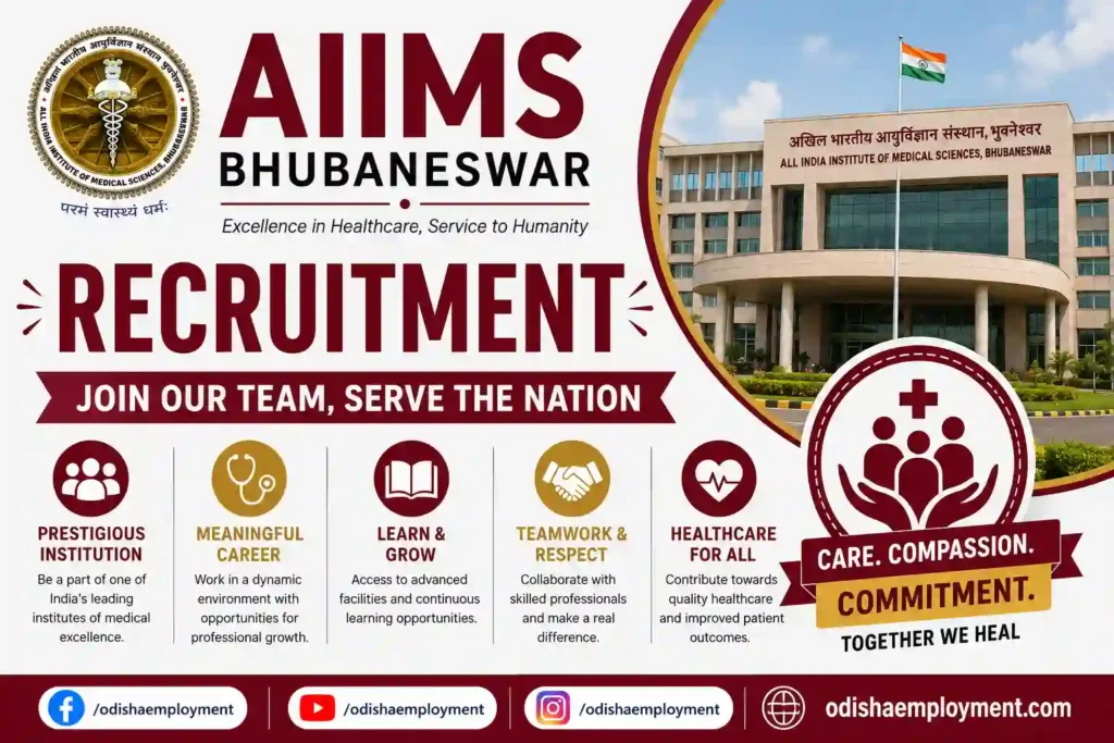 AIIMS Bhubaneswar Accounts Officer Recruitment 2026: Apply Now, Age, Salary, Vacancy, Eligibility, Dates in Odisha