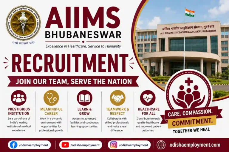 AIIMS Bhubaneswar Accounts Officer Recruitment 2026: Apply Now, Age, Salary, Vacancy, Eligibility, Dates in Odisha