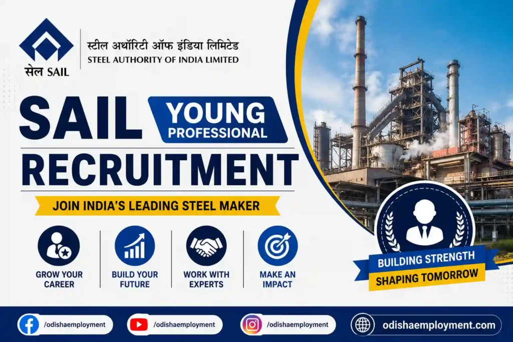 SAIL Young Professional Recruitment 2026 Notification Out for 22 Posts | Salary Up to ₹1.40 Lakh