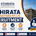 Sthirata Constructions Pvt Ltd Recruitment 2026 | Walk-in Interview for Supervisor, Accounting & Cook Posts